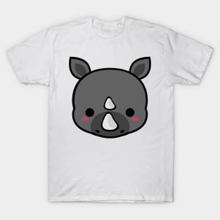 Cute Black Rhino T-Shirt